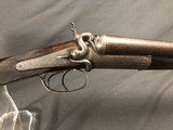 SOLD !!! HOLLAND & HOLLAND SIDELEVER HAMMERGUN WITH FANTASTIC HISTORY!!! WITH CASE ,ANTIQUE - 9 of 25