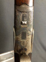 SOLD!!! CHRISTOPH FUNK 20GA O/U 1925 GAME ENGRAVED PREWAR - 18 of 25