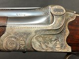 SOLD!!! CHRISTOPH FUNK 20GA O/U 1925 GAME ENGRAVED PREWAR - 1 of 25