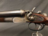 Sold!! E. M. REILLY 12GA HAMMERGUN WITH LEATHER MAKERS CASE LOTS OF CONDITION!!!! - 2 of 25
