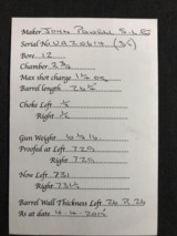 SOLD !!! JOHN POWELL / GRULLA 12GA SLE CASED EXCELLENT - 17 of 24