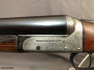 SOLD !!!WEBLEY & SCOTT 700 12GA 2 3/4IN 30IN