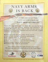 SOLD !!!! WINCHESTER MODEL 73 38sp/357mag GRADE 4 NAVY ARMS / TURNBULL COLORED AS NEW IN BOX - 4 of 25