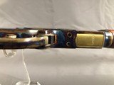 SOLD !!!! WINCHESTER MODEL 73 38sp/357mag GRADE 4 NAVY ARMS / TURNBULL COLORED AS NEW IN BOX - 21 of 25