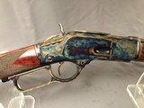 SOLD !!!! WINCHESTER MODEL 73 38sp/357mag GRADE 4 NAVY ARMS / TURNBULL COLORED AS NEW IN BOX - 10 of 25