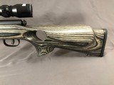 SOLD !!! SAVAGE MODEL 93R17 HMRHEAVY BARREL THUMBHOLE STOCK WITH BIPOD, SCOPE AND EXTRA MAG - 6 of 10