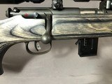 SOLD !!! SAVAGE MODEL 93R17 HMRHEAVY BARREL THUMBHOLE STOCK WITH BIPOD, SCOPE AND EXTRA MAG - 9 of 10