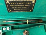 SOLD !!! ARMY & NAVY 12GA K QUALITY HAMMERGUN W/MAKERS CASE, TOOLS AND LEDGER BOOK PRINT OUT - 16 of 25