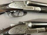 SALE PENDING !!! TRUELOCK BROS OF DUBLIN PAIR SLE WITH CASE ANTIQUE SPANIEL AND GAME ENGRAVED - 10 of 25