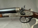 LIEGEOISE D'ARMS GAME ENGRAVED HAMMERGUN 12GA 2 3/4IN WITH CASE - 5 of 24
