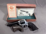 COLT FRONTIER SCOUT DUO-TONE WITH PAPERS AND BOX EXCELLENT 1957-1958 PEARSON COLLECTION