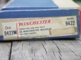 WINCHESTER MODEL 9422M
.22 MAGNUN WITH BOX AND PAPERS - 1 of 8