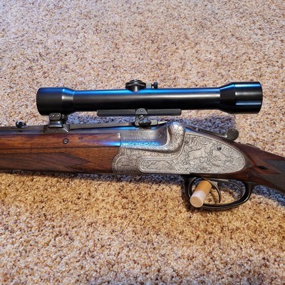 Merkel Model 324 Pre-War Double Rifle7x57RNear Mint Condition - Image 7 of 20