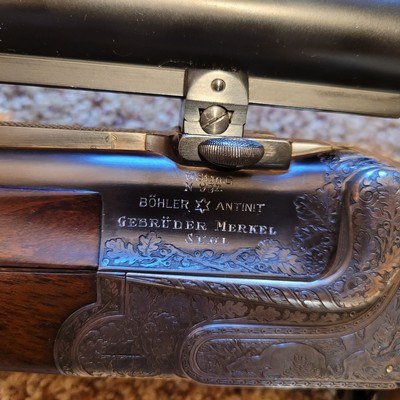Merkel Model 324 Pre-War Double Rifle7x57RNear Mint Condition - Image 11 of 20