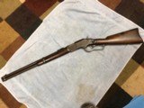 winchester 44-40 ,saddle ring carbine, magazine tube same length as barrel with G.H.S. scarab - 9 of 15