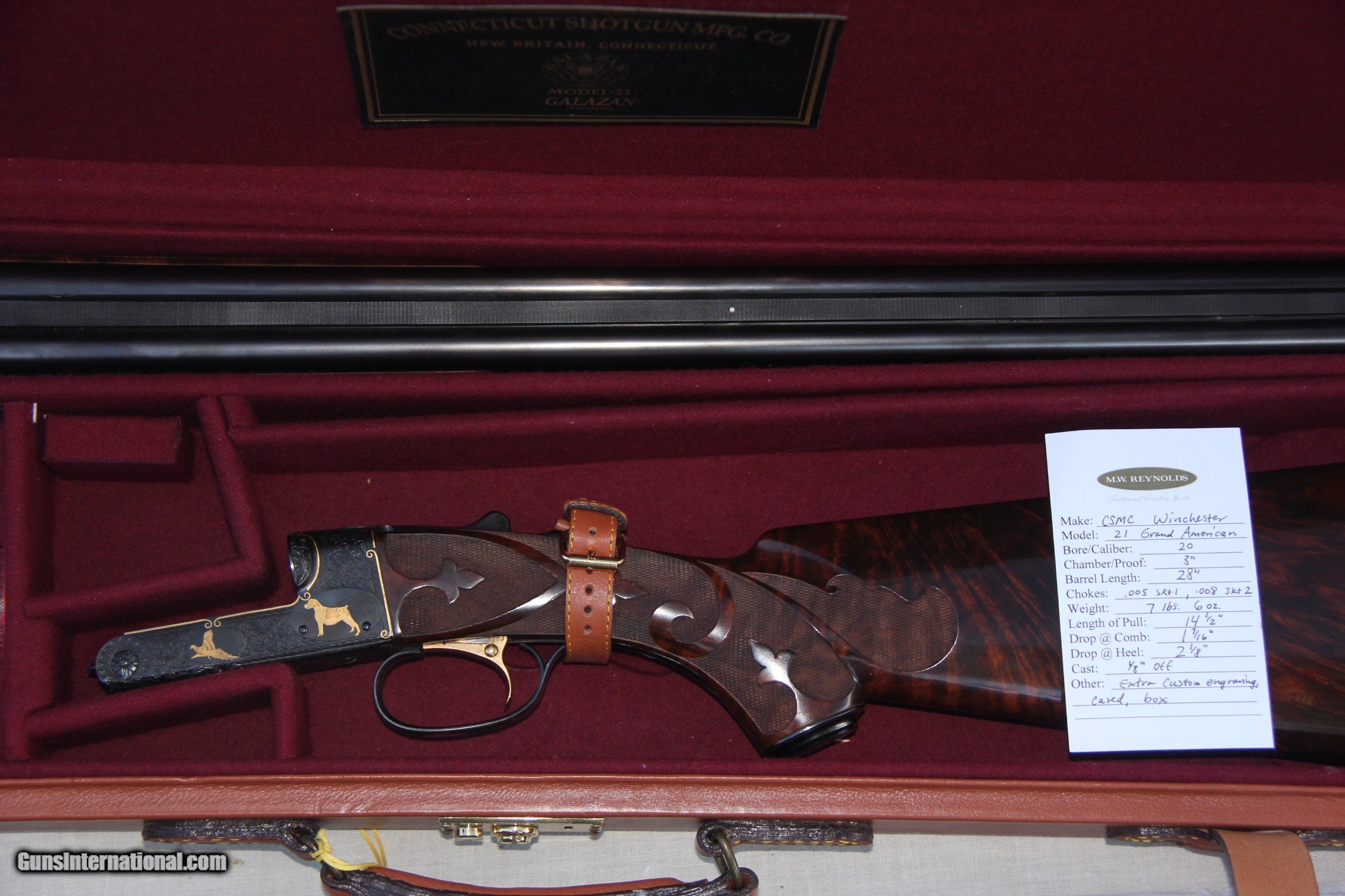 Winchester Model 21 Grand American CSMC 20 Gauge