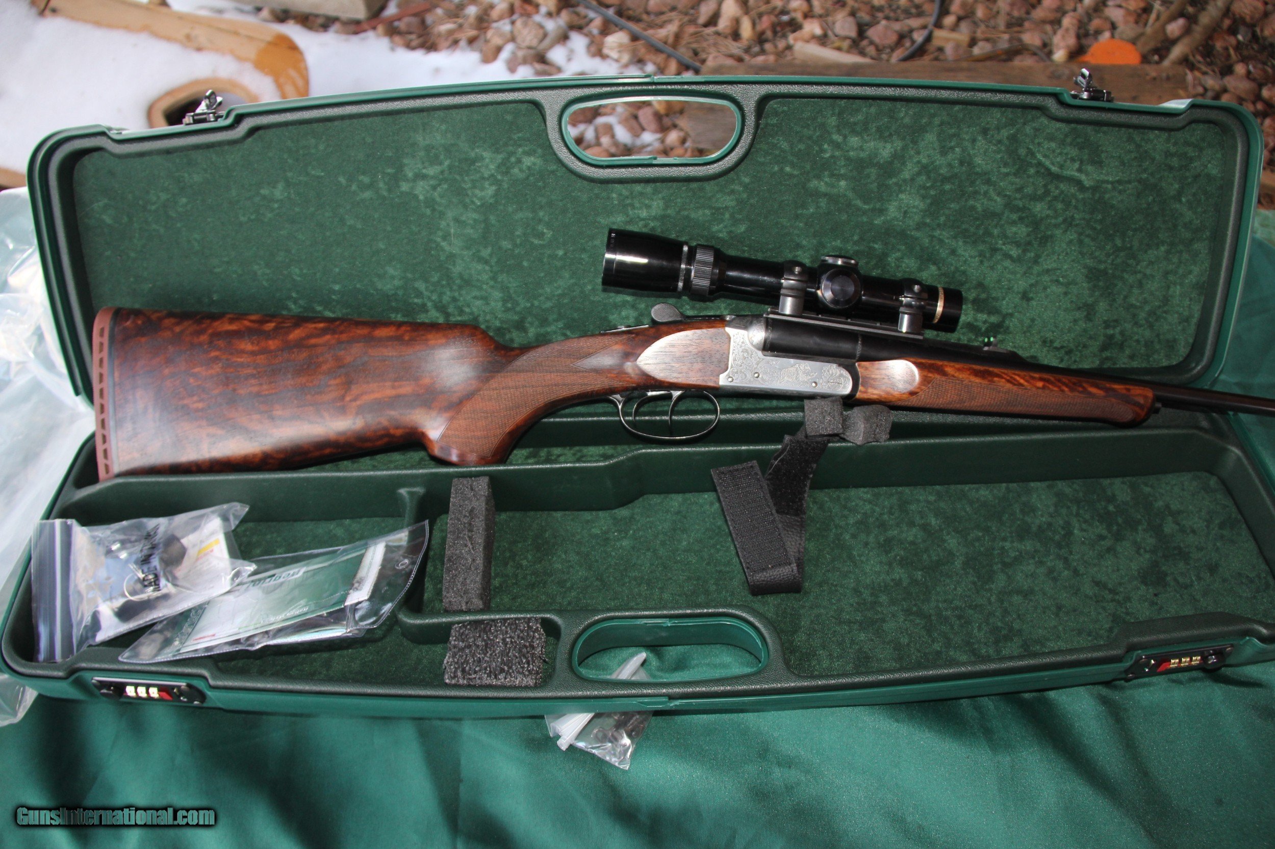 Sabatti Model 92 Classic Double Rifle With Ejectors 9.3x64r