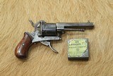 Belgian 7mm Pinfire Civil War Pistol - 1 of 8