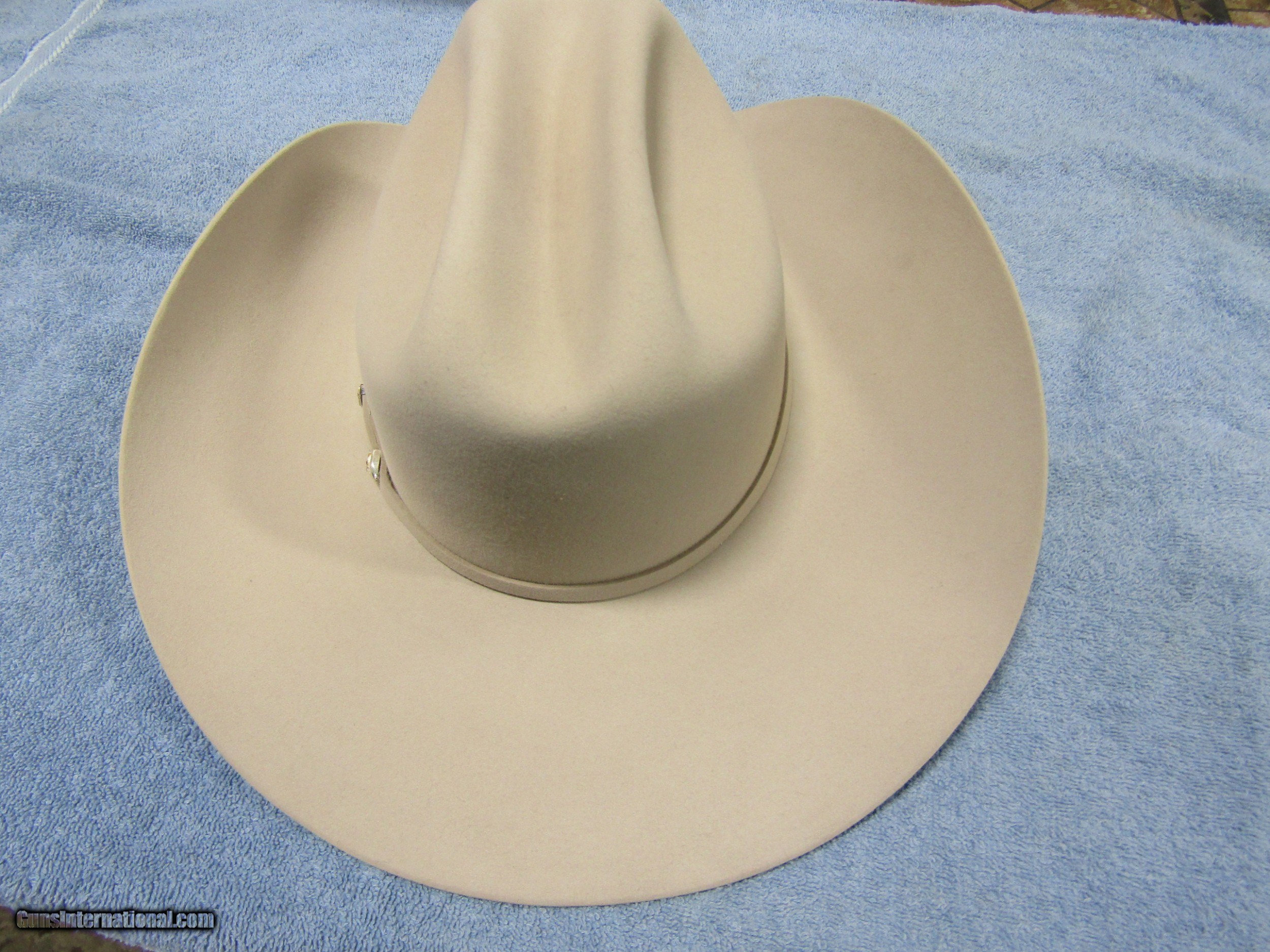 Stetson El Patron 30x Silverbelly Felt Cowboy Hat Size 7