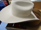 Stetson El Patron 30X Silverbelly Felt Cowboy Hat Size 7