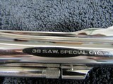 Smith & Wesson 15-3 4” Nickel 38 S&W Special C.T.G. - 3 of 15