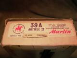 Marlin 39A Article II 22S-L-LR New in the box - 8 of 8