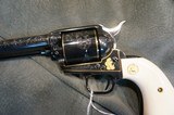 Colt SAA 45LC 7 1/2" Factory Engraved Snake Gun NIB - 3 of 14