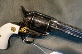 Colt SAA 45LC 7 1/2" Factory Engraved Snake Gun NIB - 8 of 14