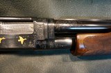 Winchester Model 12 Pigeon Grade 12ga Engraved with Gold - 5 of 26