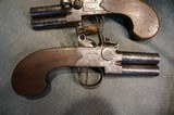 Cased Flintlock Derringer Pistol Set by Jacques in London - 4 of 15