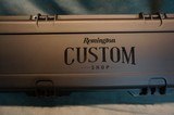 Remington Custom Shop 547 D Grade 17HMR factory engraved new in the factory deluxe case. - 17 of 17