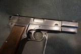 FN Browning Hi Power 9mm WWII with holster,2 waffen mags and capture papers. - 9 of 11