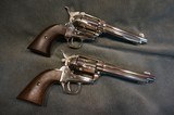 Colt 2nd Generation SAA 357Mag 5 1/2" bbl nickel unfired consecutive pair available - 1 of 12