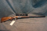 Belgium Side by Side Double Rifle 450 Alaskan w/dies,ammo - 1 of 21