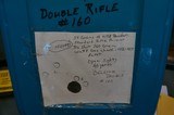 Belgium Side by Side Double Rifle 450 Alaskan w/dies,ammo - 16 of 21