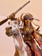 Truman Bolinger Bronze "Warlord of the Plains" 1995 #9 of 35 - 3 of 5
