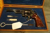 S+W Model 27-2 357Mag 6" barrel,Unfired in the wood display box,Ivory grips available - 2 of 16