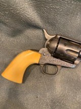 Colt SAA 44-40 Etched Panel Engraved Montana Sheriff Custer Co Miles City - 21 of 25