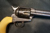 Colt SAA 44-40 Etched Panel Engraved Montana Sheriff Custer Co Miles City - 2 of 25