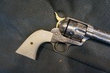 Colt SAA 41 Colt engraved with ivory grips - 5 of 11