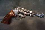 S+W Model 27-2 357Mag 6"bbl nickel - 2 of 8