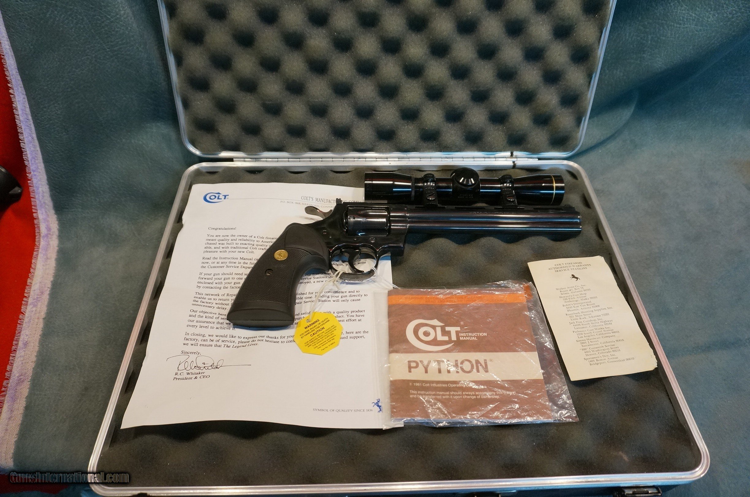 Colt Custom Python 357Mag Silhouette