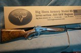 Big Horn Armory Model 89 Spike Driver 500 S+W Great Wood! NIB - 1 of 8