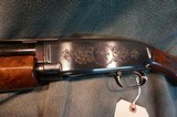 Winchester Model 12 12ga Pigeon Grade 12 1A engraving - 7 of 13