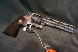 Colt Python 6" stainless,factory engraved,NIB - 4 of 7
