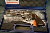 Colt Python 6" stainless,factory engraved,NIB - 1 of 7