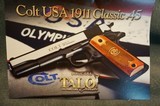 Colt USA 1911 Classic 45ACP NIB - 1 of 7