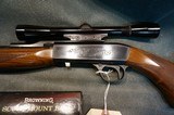 Belgium Browning 22LR Automatic Takedown Grade 1 with Browning Scope - 3 of 10