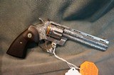 Colt Python Engraved 357Mag 6" NIB - 6 of 9