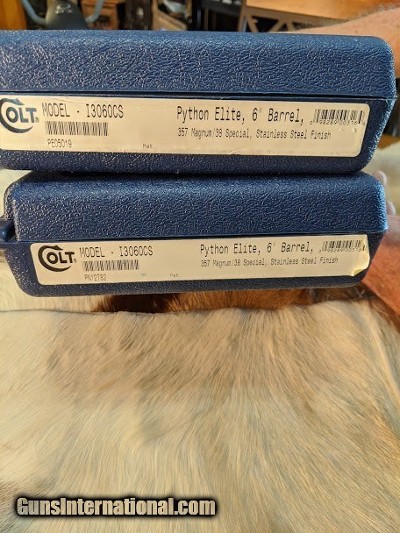 ON SALE!!!Pair of Presentation Colt Python Elite Revolvers,Colt President's Guns!!PRICED TO SELL NOW!! - Image 11 of 13